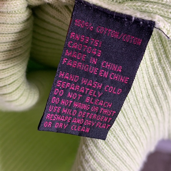 Colour Works Green Cotton Women’s Short Sleeve Top - Picture 4 of 5